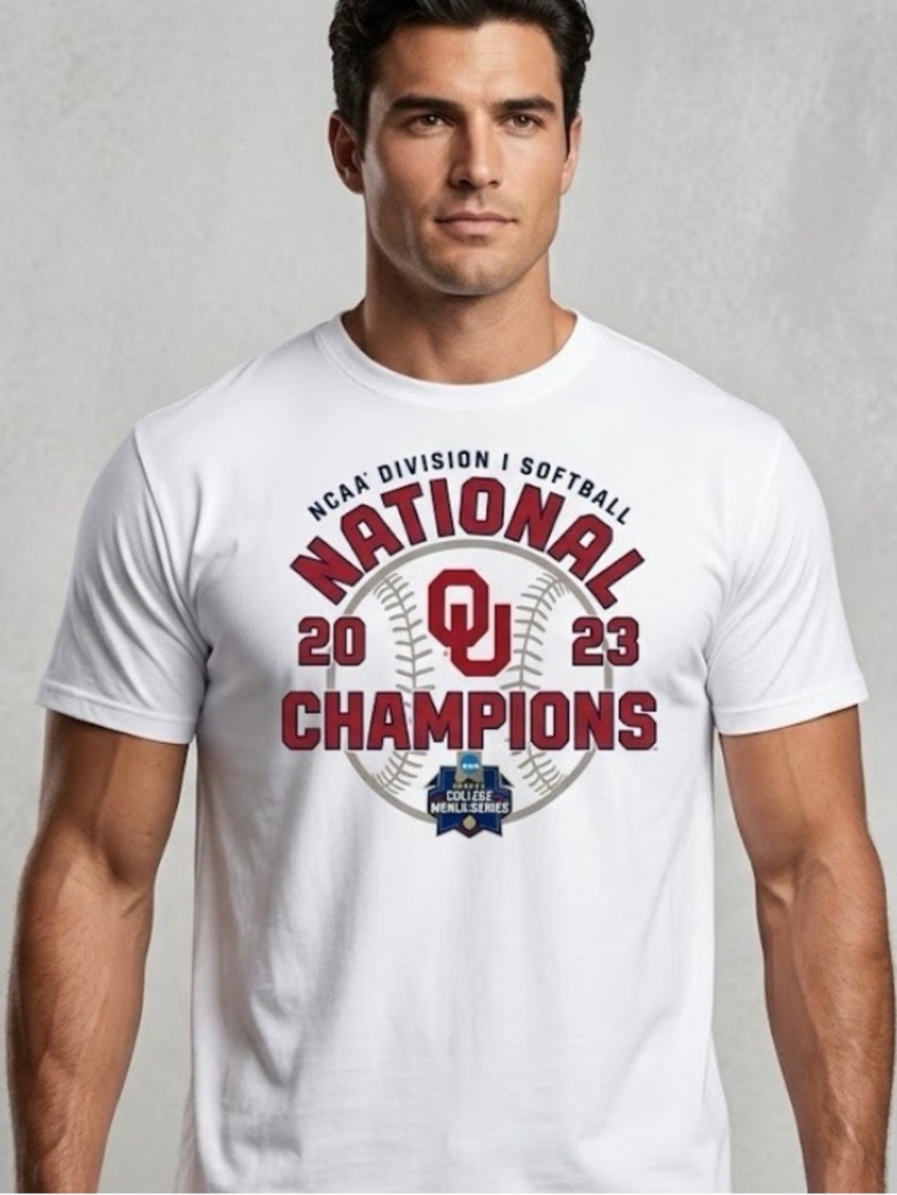 OU SOFTBALL 2023
Champion White Tee with Crimson
OU National Champions xl